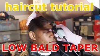 360 WAVES LOW BALD TAPER |HAIRCUT TUTORIAL