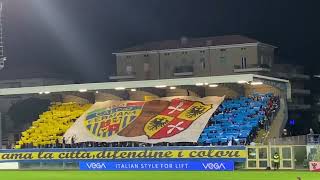 Curva Duomo Fermana in casa contro l’Ancona nel derby 2023-24.