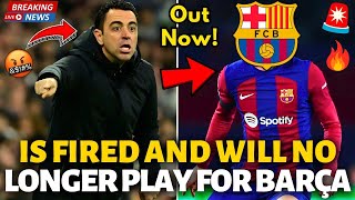 🚨URGENT! OUT NOW! IS FIRED AND WILL NO LONGER PLAY FOR BARCELONA! BARCELONA NEWS TODAY!