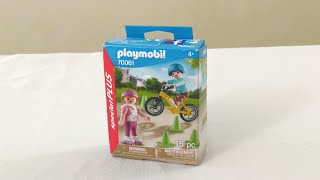 Unboxing Playmobil : Les enfants avec vélo et rollers (2019) – 70061