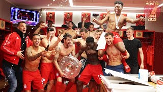 Trophy Handover, Beer Showers & Locker Room Party | FC Bayern Championship Celebration 2019