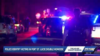 Port St. Lucie Police release names of victims of double-homicide shooting
