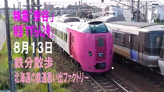 【鉄分散歩】８月１３日の 特急「宗谷」特急「すずらん２号」