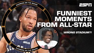 Kenny Beecham & the crew's FUNNIEST MOMENTS from All-Star Weekend 🤣 | Numbers on the Board