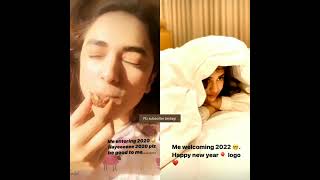 How yumna celebrated New year | yumibae's 1st story of 2020 \u0026 2022