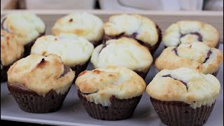 Chocolate - Cottage cheese muffins. Super goodies for tea. You will love these cupcakes!