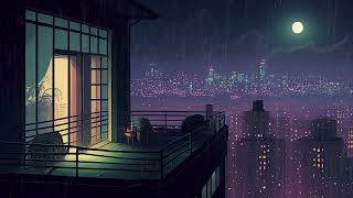 Peaceful Night Rain for Studying and Working 🌧 [Chill Fall Lo-fi Hip-hop & Autumn Lo-fi Hip-hop]