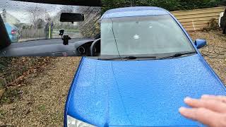 Skoda Fabia VRS Se plus Halfords advanced foam and ceramic sealant plus windscreen coating update