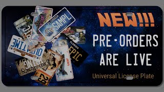 NEW!! Universal Orlando Florida License Plate