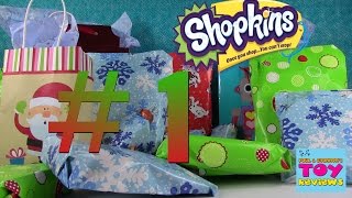 Day 1 Shopkins Giveaway Countdown To Christmas | Surprise Present Opening | PSToyReviews