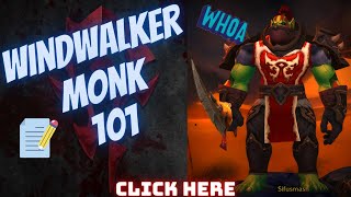 WindWalker Monk 101: Intro for Beginners