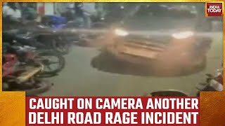 WATCH: Man Hits Several Car In Delhi's Wazirabad Area Trying To Escape After Scuffle With Locals