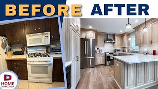 See How This Outdated 80's Kitchen Got a Modern Makeover