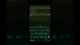 List Method🔥| insert ()|#shorts #viralshorts #python #pythonprogram #list