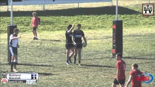 2014 NHRU Round 16 Colts Highlights - Maitland v Waratah