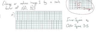 Enlarging or Reducing an Image by a Scale Factor