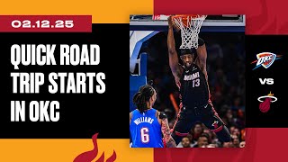 Bam Adebayo 27 PTS 15 REB 4 AST | Miami HEAT vs. Oklahoma City Thunder | February 12, 2025