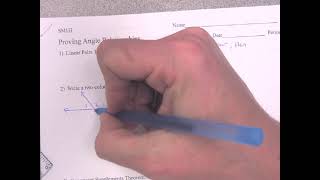 Linear Pairs Theorem and Proof