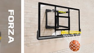 FORZA Basketball Backboard \u0026 Hoop [Wall Mounted]