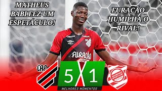 Athletico-PR 5 x 1 Rio Branco | Gols e Melhores Momentos | Paranaense 2025