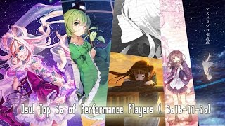 Osu! Top 20 of Performance Players (2016-11-20)