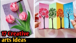 17 Creative art ideas Art|| HACK AND PAINTING  COOL|| art ideas for beginners /Artfusiondrawing