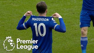 James Maddison strikes first for Leicester City against Aston Villa | Premier League | NBC Sports
