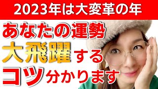 【大幸運を引き寄せる】2023年あなたの運勢　来年の運勢を数秘術で占いました。運気の波に乗って大飛躍するラッキーアドバイス付き！世界の大富豪たちを虜にしたカバラ数秘術で大開運の一年に！顔出し挨拶あり