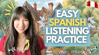 Easy Spanish for Beginners (COMPREHENSIBLE INPUT) - Describe A Beautiful Picture With Me