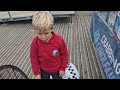 master crab fisherman vinnie hauling another monster in at saundersfoot harbour june 2024