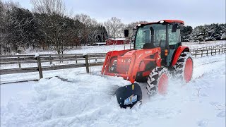 Fresh Snow Plowing in 2024 | Snow Plow in Winter Snowfall 2024 | Snowplow | Snow Removal