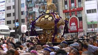 平成27年　新宿区・十二社熊野神社例大祭＜一之宮・二之宮＞神輿＝渡御