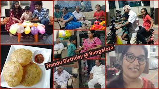 Vlog / హాసిని బిట్టు కి నాన్నమ్మ తాతయ్య ఇచ్చిన Sudden Surprise / Nandu Birthday at Bangalore