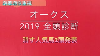 【競馬予想】 オークス 優駿牝馬 2019 事前予想 全頭診断