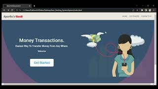 Basic Banking System #GRIPJANUARY23 task 1 Spark Foundation Internship. #sparkfoundation