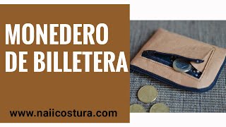 Monedero de billetera de cuero 💰 | Tutoriales de costura