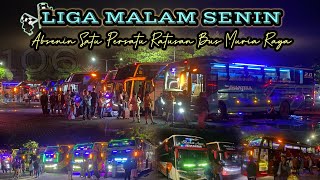 Pecahh...‼️Ratusan Bus Penuhi Terminal Kudus. Line Perdana Berlian Jaya Angkatan Malam eks Sembodo🔥