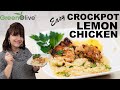 EASY Crockpot Lemon Chicken