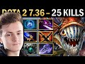 Slark Gameplay Miracle with 25 Kills and Silveredge - Dota 2 7.36