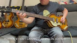 All My Loving (The Beatles bass cover) Hofner 500/1 Violin Bass shootout