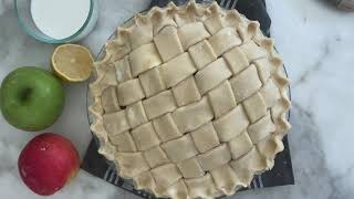 How to Make a Lattice Pie Top - Easy Tutorial