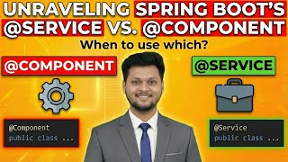 Unraveling Spring Boot's @Service vs. @Component: When to use which? ✅