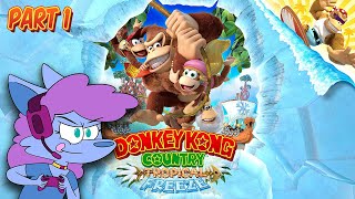 Is It Getting COLD Around Here!? Worlds 1 \u0026 2 Donkey Kong Country Tropical Freeze! Part 1