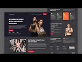 Design A Gym Website Using HTML and CSS | Responsive Landing Page HTML CSS