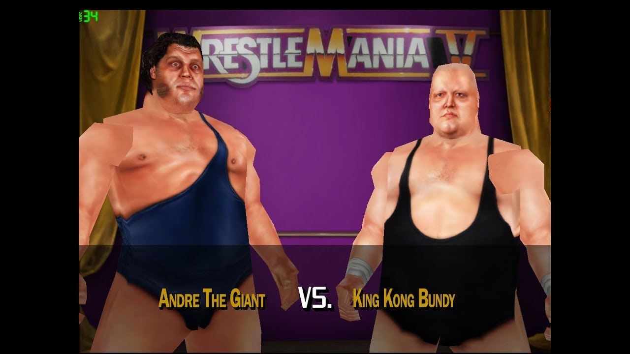 WWF Legends 2.1 Matches - Andre The Giant Vs King Kong Bundy - YouTube