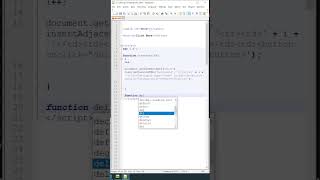 JavaScript Add rows To Table Dynamically #javascripttutorials #javascriptshorts #htmlshorts