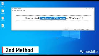 How to find total number of CPU cores in Windows PC