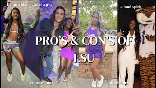 PROS & CONS OF ATTENDING LSU | being a black girl at a pwi
