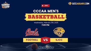 Foothill vs San Jose City College Men's Basketball LIVE 2/5/25