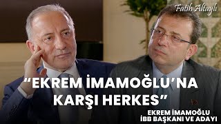 "Murat Kurum talimat gelmeden kalem oynatamaz!" İBB Başkanı ve Adayı Ekrem İmamoğlu & Fatih Altaylı
